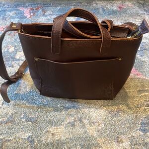 NEW: Portland Leather crossbody bag with zipper